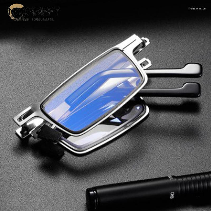 

Sunglasses Anti Blue Light Folding Reading Glasses With Case Men Women Presbyopia Eyeglasses Elderly 1.0 To 4.0