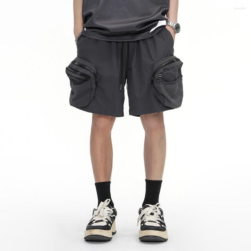 

Men's Pants Men's Casual With 3D Zipper And Large Pockets Perfect For Outdoor Functional Styles, Dark gray