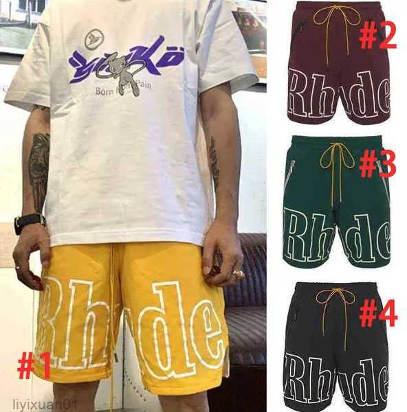 

Rhude Mens Shorts s Fashion Women Casual Reflective Skateboard Hip Hop Beach Pocket Zipper Swim Basketball Short Pants Pantalones Asian Size S-xl 3 980R