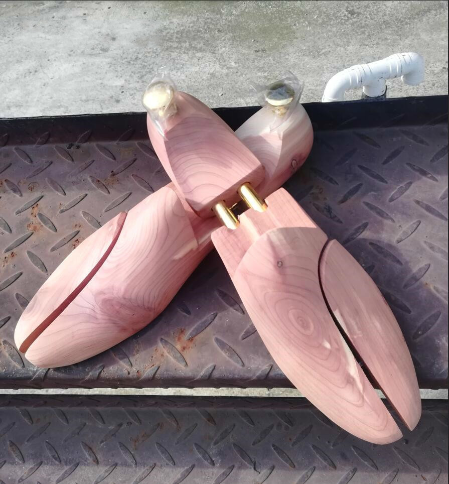 

Shoe Parts Accessories JX186 1 pair Twin Tube Red Cedar Wood last Adjustable Shaper Men's Tree 230512