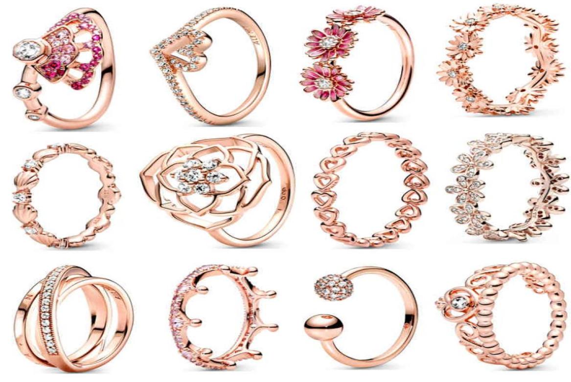 

Ladies 2021 style 925 sterling silver shiny polished line ladies daisy original ring wedding engagement jewelry gift5514056