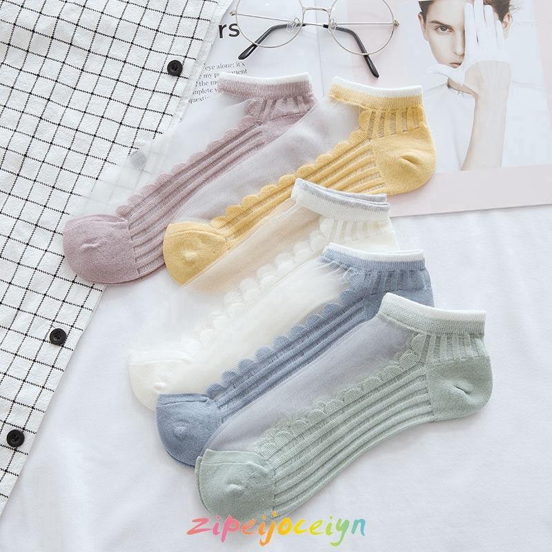 

Women Socks Women's Transparent, Yellow