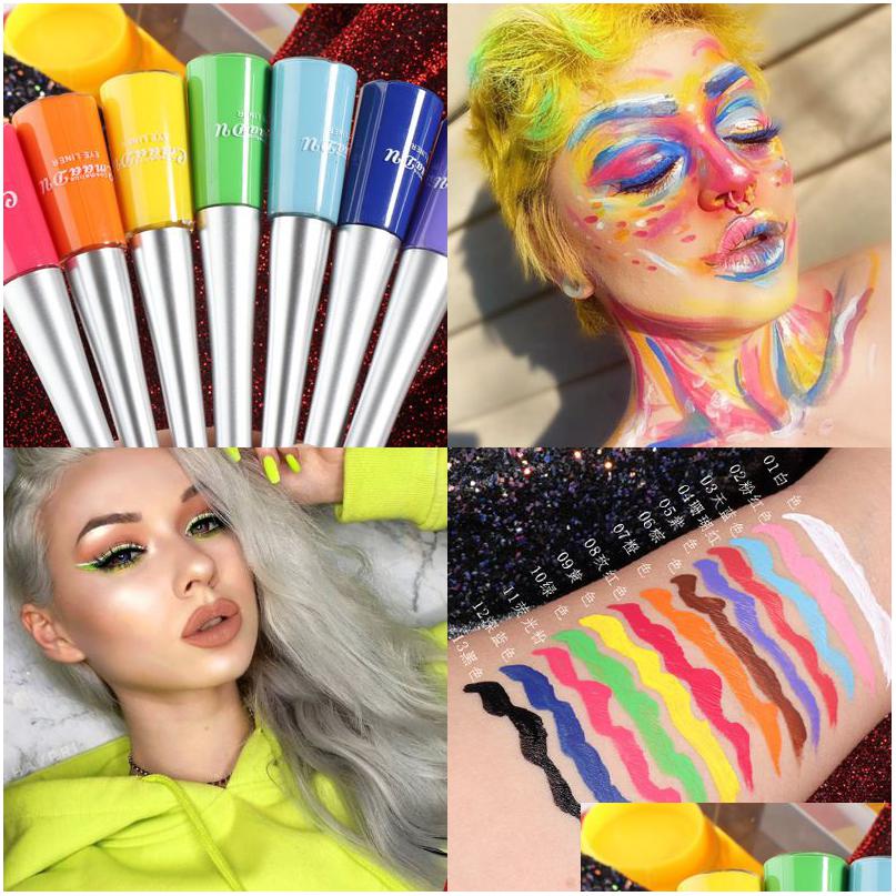 

Eyeliner Cmaadu Colorf Liquid Blue Waterproof Long Lasting Diamond Matte Gel Cosmetics Drop Delivery Health Beauty Makeup Eyes Dhs6K, Customize