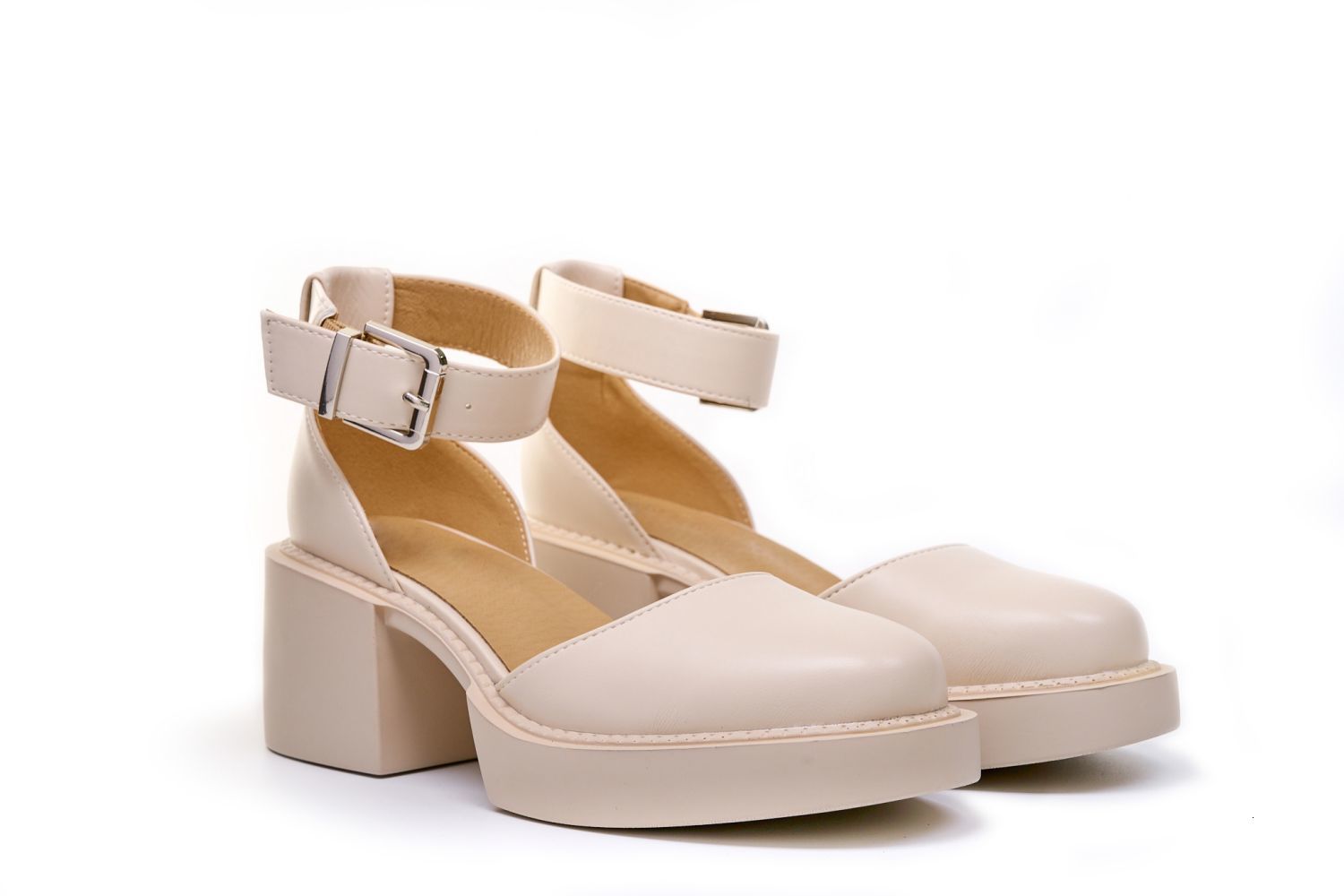 

Sandals Summer Women Sandles Round Toe Ladies Casual Solid Beige AnkleWrap Buckle Strap Platform Shoes Sandalias Transparente 230512, Dk beige