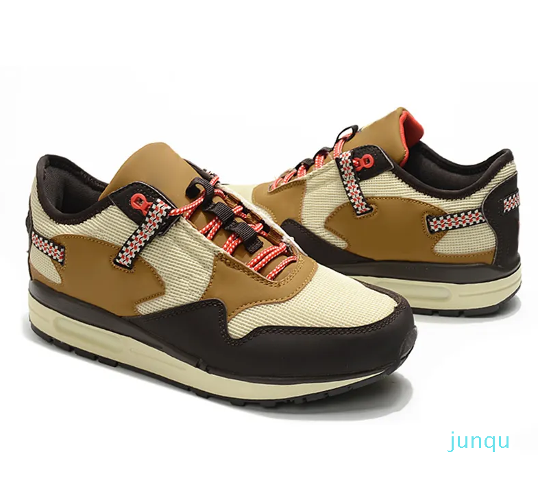 

Mens Womens Running Shoes Concepts Brown Sneakers Waves Sean Trainer, Color 1