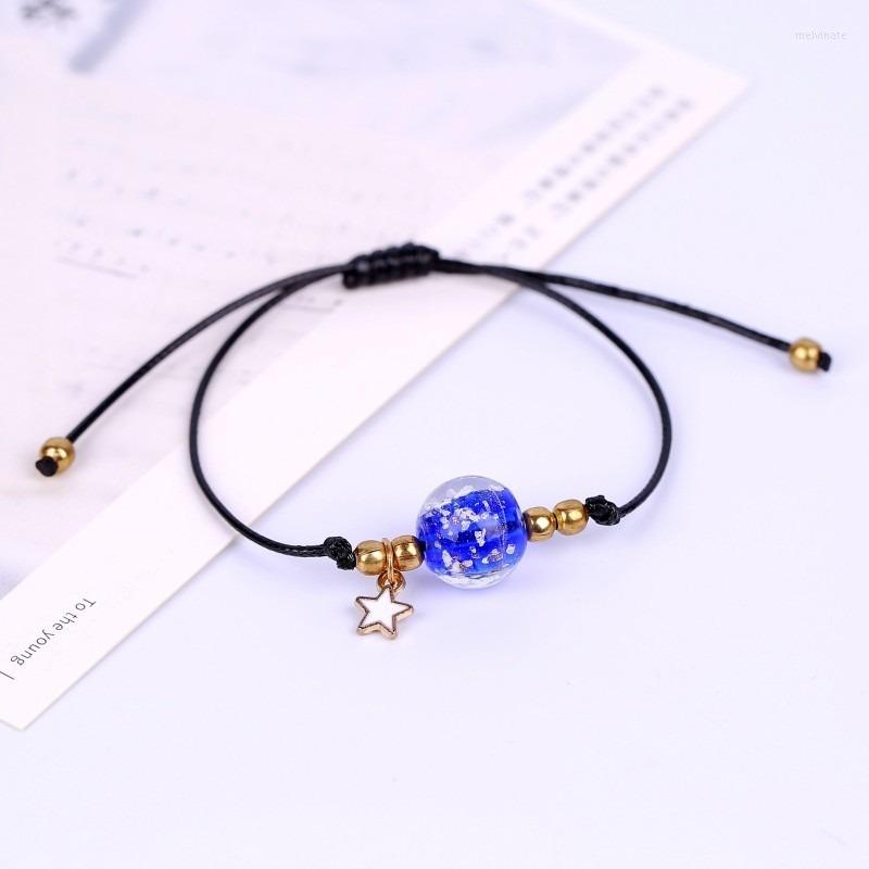 

Charm Bracelets Fashion Cool Simple Jinsha Glass Luminous Bracelet