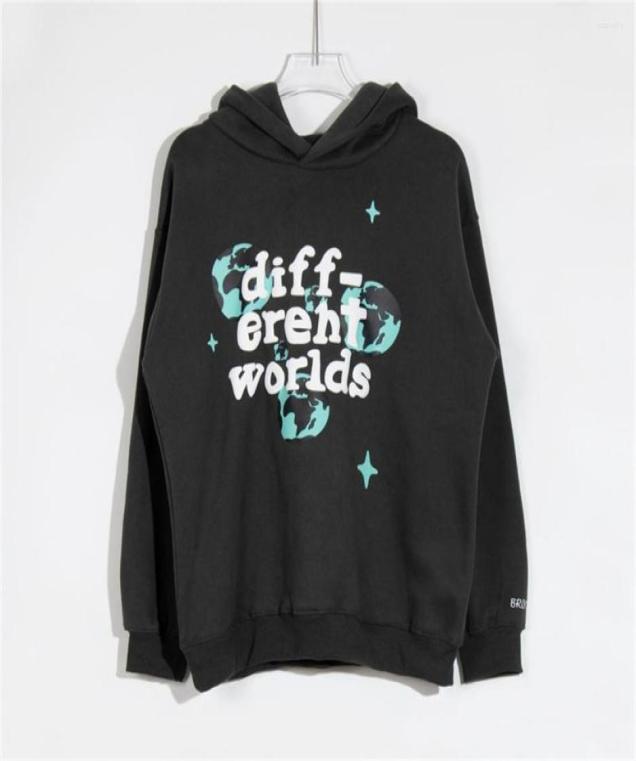 

Men039s Hoodies Broken Planet American Casual Foam Hoodie Sweater Ins Niche Tide Brand High Street Loose Jacket Fashion Harajuk7054134, Black