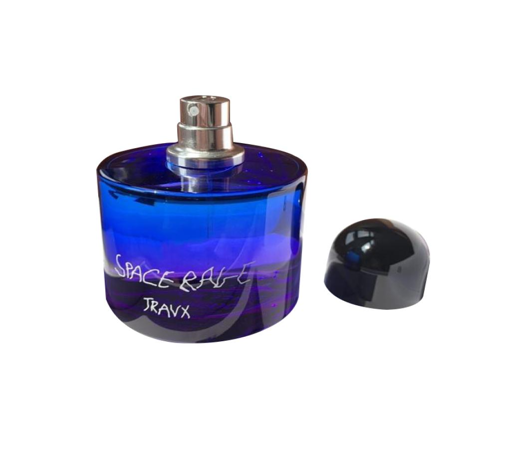 

New arrival 100ml Travx Space Rage Perfume Eau De Parfum Men Women Fragrance Lasting Scented Blue Bottle Cologne Spray2795316
