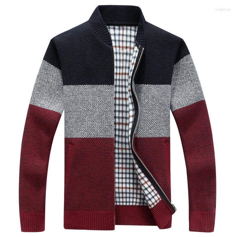 

Men's Sweaters Plus Fleece V-neck Men's Loose Warm Sweater Jacket, Black