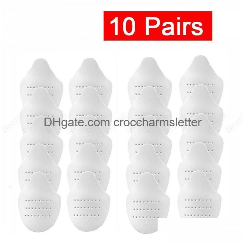 

Shoe Parts Accessories 10 Pairs Supports For Sneaker Anti Crease Ball S Head Guard Stretcher Toe Cap Support Dhjhg