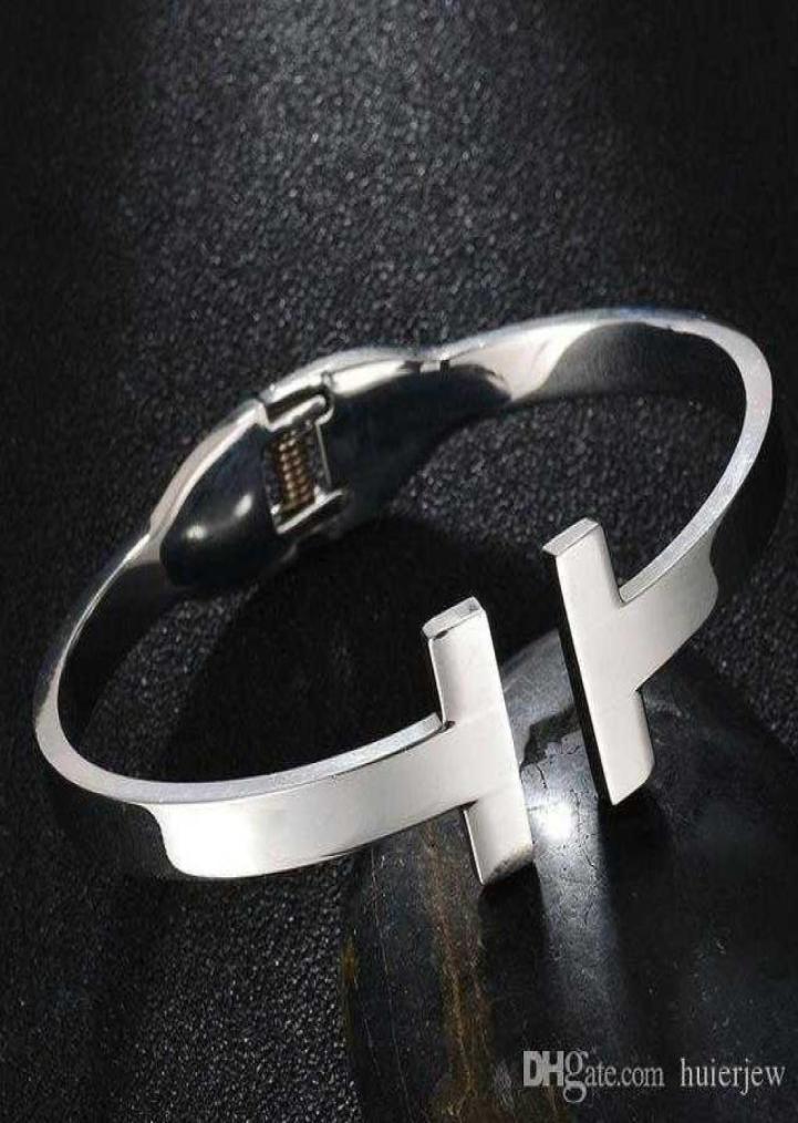 

Famous Brand Bracelets Charms Open Steel Bracelets For Women Mother Daily Jewelry Gift H Bracelets3857164