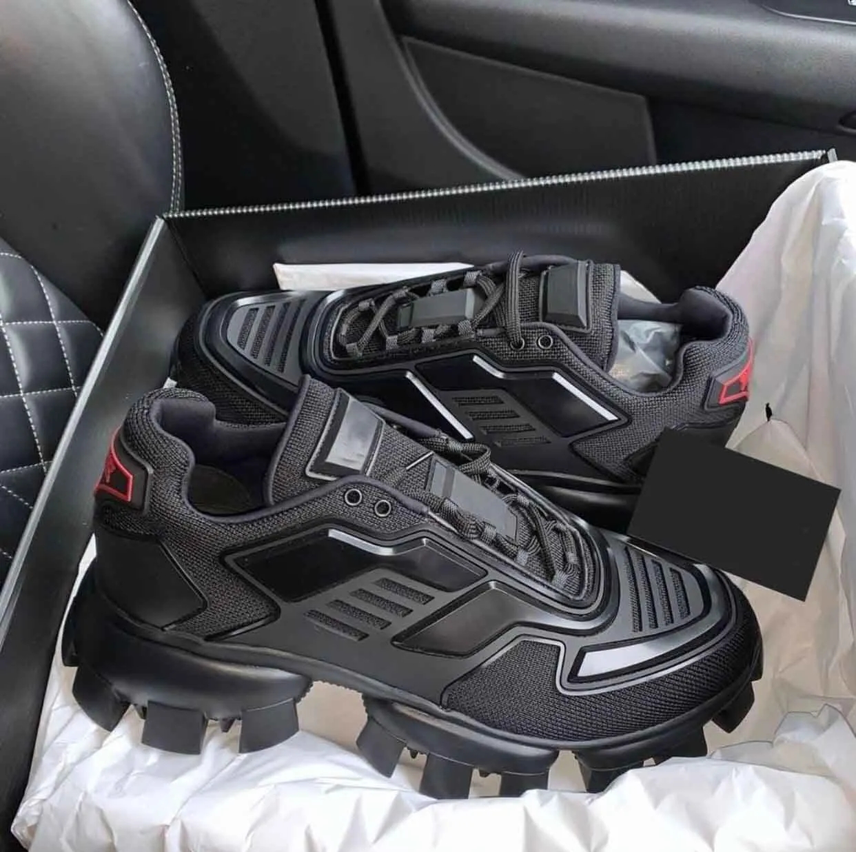 

2023 Brand Designer Men's Sports Shoes Cloudbust Thunder Sneakers Men Knit Fabric Technical Eyestay Casual Walking Light Mesh Outdoor Runner Trainers