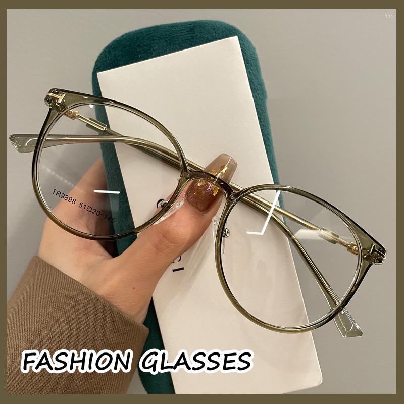 

Sunglasses Luxury Finished Myopia Glasses For Ladies Unisex Vintage Blue Light Blocking Eyewear Prescription Near Sight Eyeglasses Diopter
