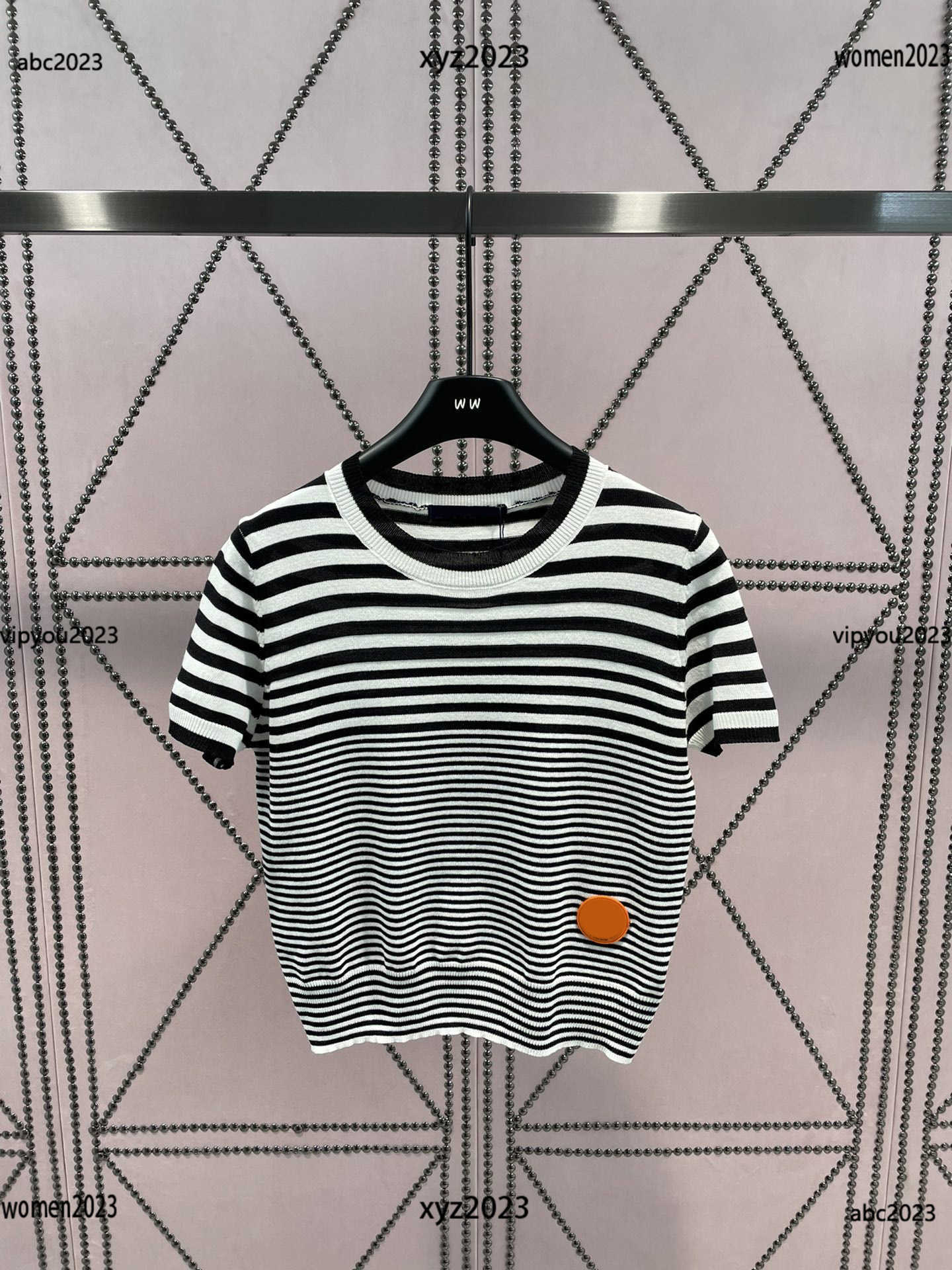 

women designer Camis Women round neck Knits Vest Stripe design Tees  shipping high quality Tops new arrival, #3