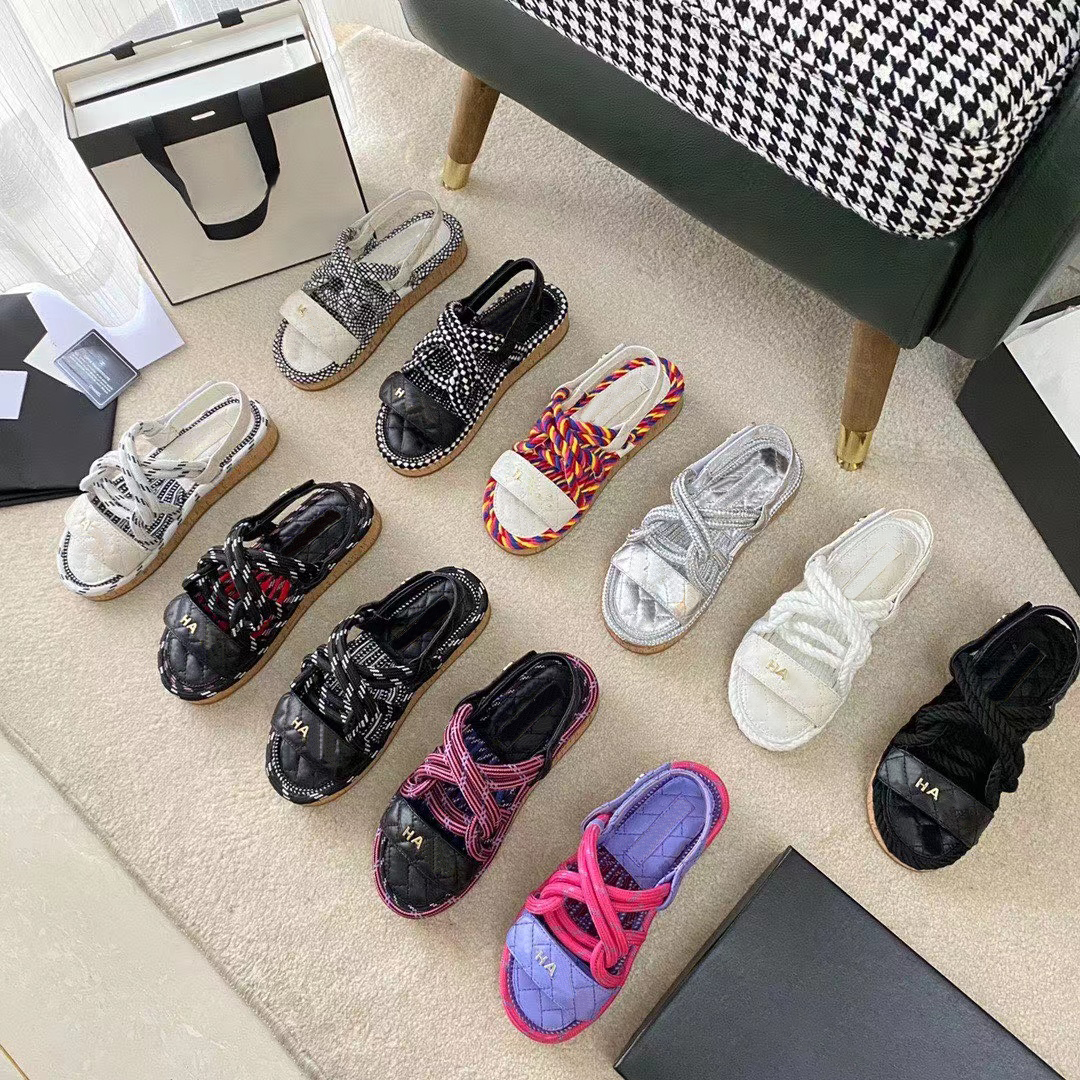 

Fashion Designer Women shoes heels Sandals fashion Beach Thick bottom Dress Shoe Alphabet lady Sandal Leather High heel lides By 1978 w272 01, #1