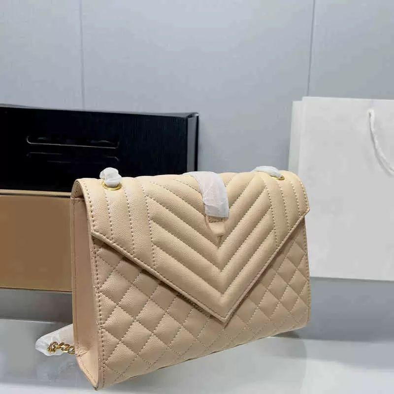 

Designer Bag Women Classic Messenger Bags Leather Shoulder Crossbody Envelope Bag Female Purses 22071