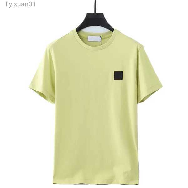 

Designer Brand Topstoney Men's Shirs Versized Shir Women Fashion Coon Summer Sones and Shor Sleeve Tide Sone Men Mulicolor Top Asian Size 3 I3VF