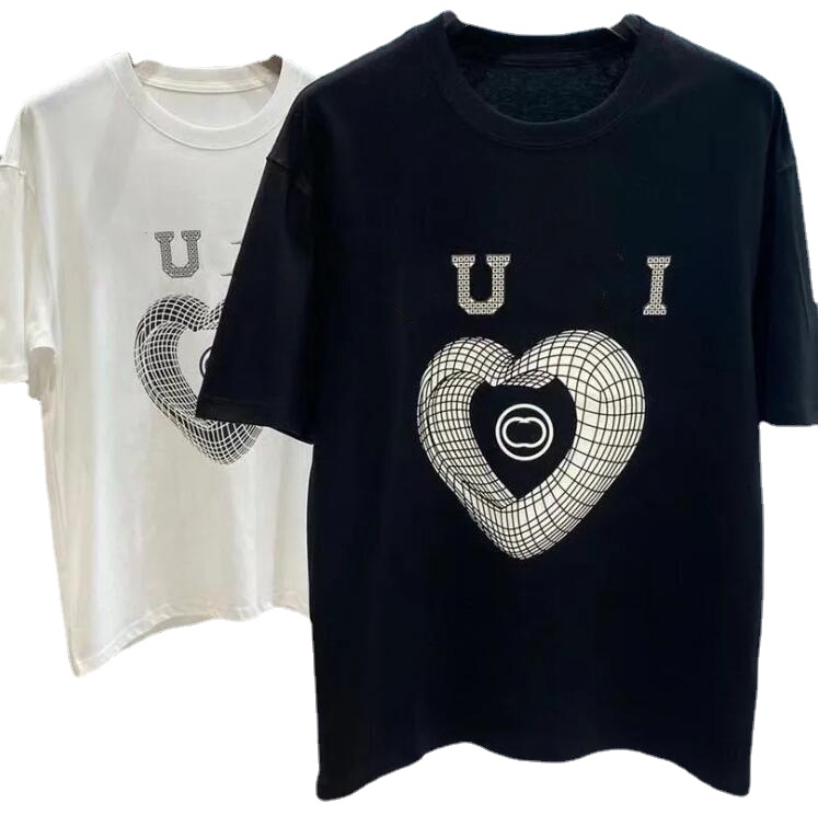 

Designer T Shirts Men Shirt Women Mens Clothing Graphic Tees Pattern Tops Summer Short Sleeve Tshirt Hip Hop Letters Graffiti Print Loose Shirts Rhude Causal Tees, Black