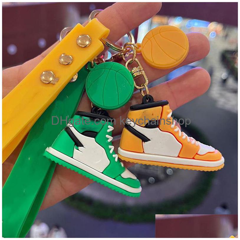 

Key Rings Party Favor Designer Sneaker Keychain Men Women Ring Gift Shoes Keychains Handbag Chain Basketball Shoe Drop Delivery Jewel Dhdct