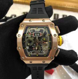 

Luxury Mens Mechanics Watch Richa Wristwatch Richard's Same Mens Large Dial Wine Barrel Milles Fully Automatic Mechanical Milleser Rm056