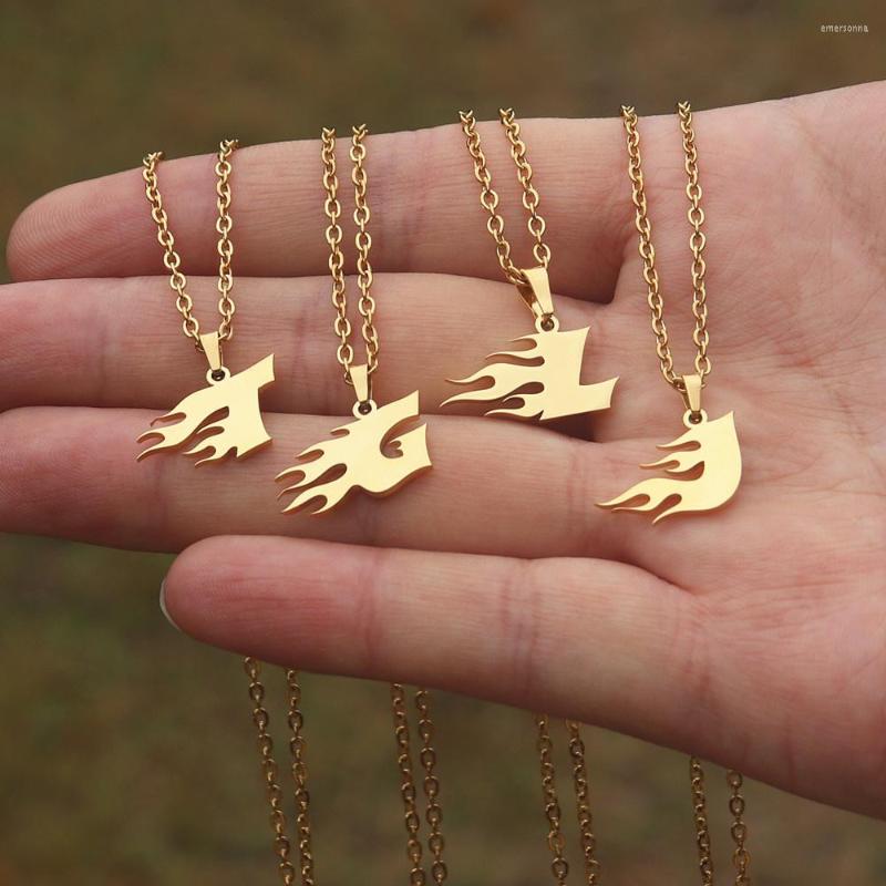 

Chains Fashion Initial Letter Choker Necklace Accessories For Women Korean Aesthetic Jewelry Stainless Steel Collier Femme