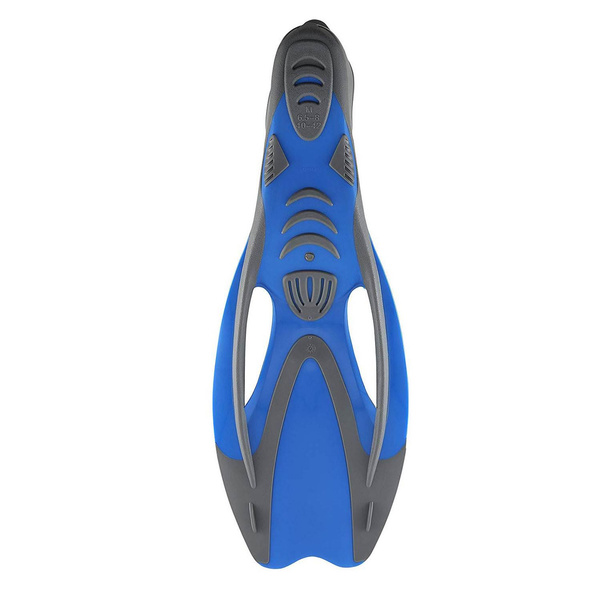 Proflex II Snorkeling Diving Swimming Fins, Extra Large, Blue Gray-image-865300700