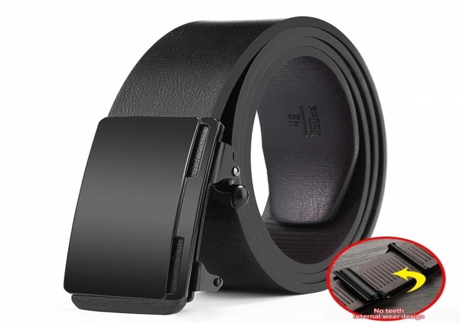

Belts LFMB product Belt men039s high quality toothless automatic buckle Casual men belt men039s business fashion Belt 2210312816447, Black