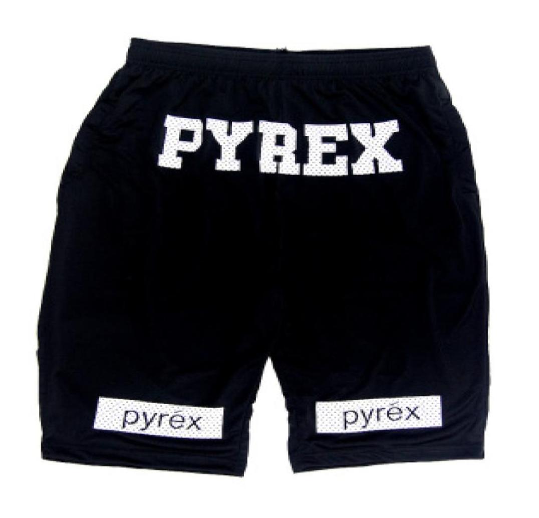 

PYREX men shorts brand fashion streetwear hip hop shorts men black red casual sports elastic waist shorts6682485