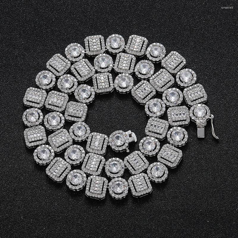

Chains Iced Brass Cubic Zircon Tennis Chain Necklace For Men Jewelry Gift BC231