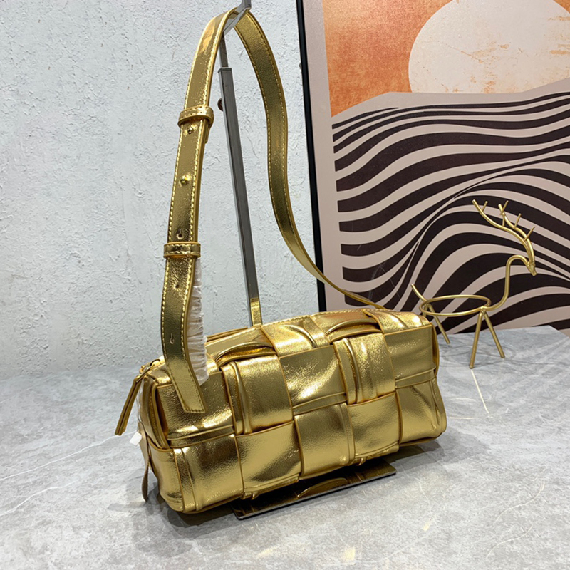 

Ladies designer bag Ladies woven handbag Small Brick leather High Quality shoulder bag Pleated design Fashion tote bag Luxury crossbody bag New 2023, #3