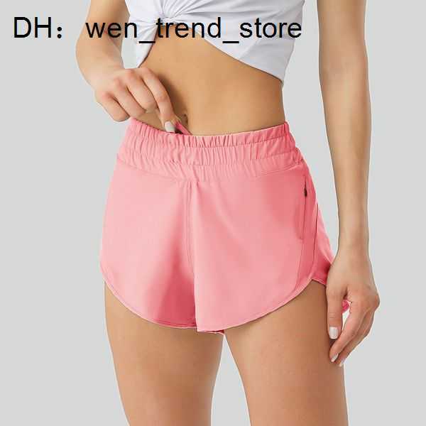 

Lulus Designer Womens Shorts Lu Yoga Fit Zipper Pocket High Rise Quick Dry Women Train Lululemens Short Loose Style Breathable 9 9D0V, 11