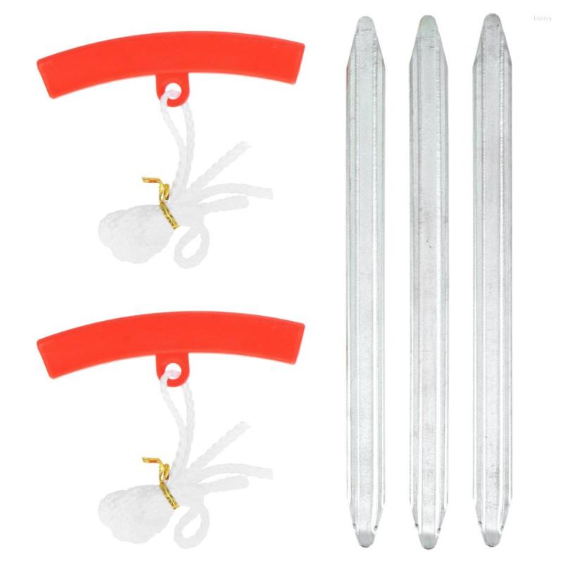 

All Terrain Wheels 5pcs/set Motorbike Tyre Lever Tire Spoon Pry Bar Stick With Rim Protector