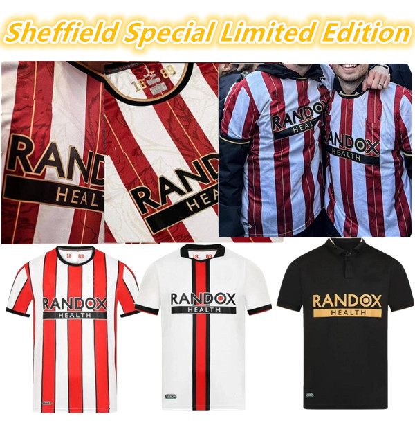 

22 23 SHEFFIELD home away soccer jerseys Special Limited Edition Sander Berge UNITED John Egan Rhian Brewster Anel Ahmedhodzic Oliver McBurnie, Men
