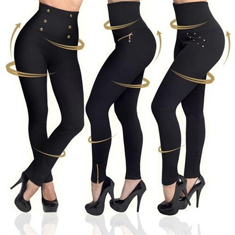

Women's Pants & Capris 2023 Spring High Waist Pencil Pant Women Leggings Sport Stretch Skinny Hip Trousers Sexy Casual Black, Style1