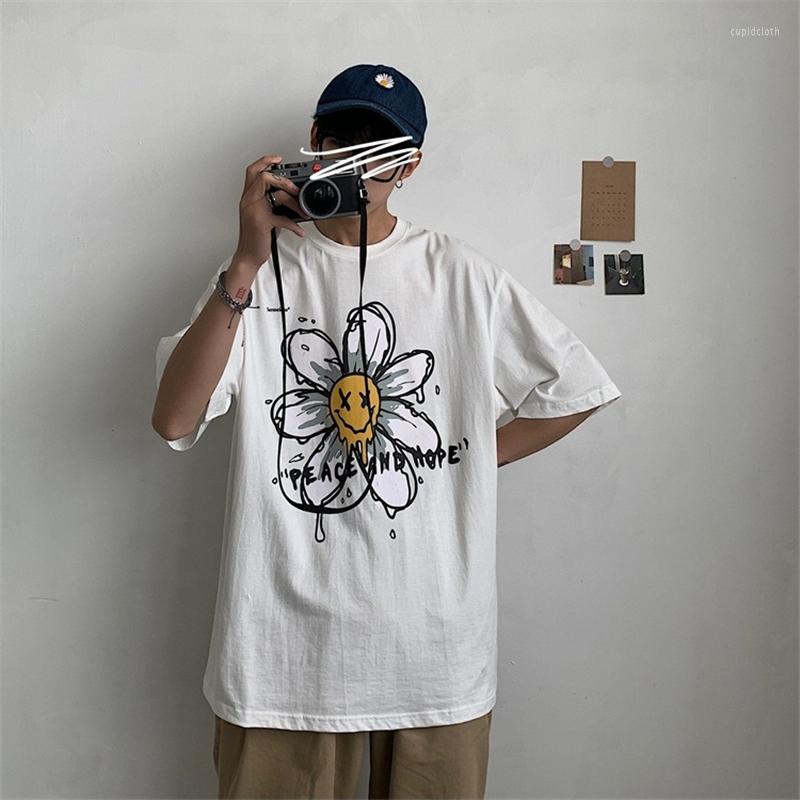 

Men' T Shirts 2023 Men Loose Print Tshirts Fashion Harajuku T-Shirt Male Streetwear Korean Couple Tees Summer Clothes 3XL, Black
