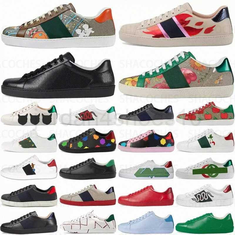 

Men Women Casual Luxury Designer Shoes Leather Sneakers Ace Bee Shoe Snake Heart Strawberry wave mouth Tiger Web print Stylish Trainers Red Stripes Embro n0ni# 5.0, 10