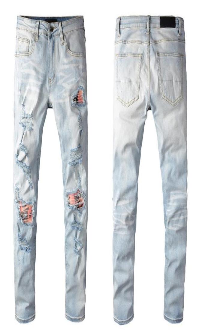 

Mens Jeans Slimleg Jeans FAMOUS VLD2 CASUAL BRAND DESIGNERS DESIGN WHITE SLIM FASHIONABLE JEANS DIESEL MOTORCYCLE TROUSERS PANTS 1476835, Blue