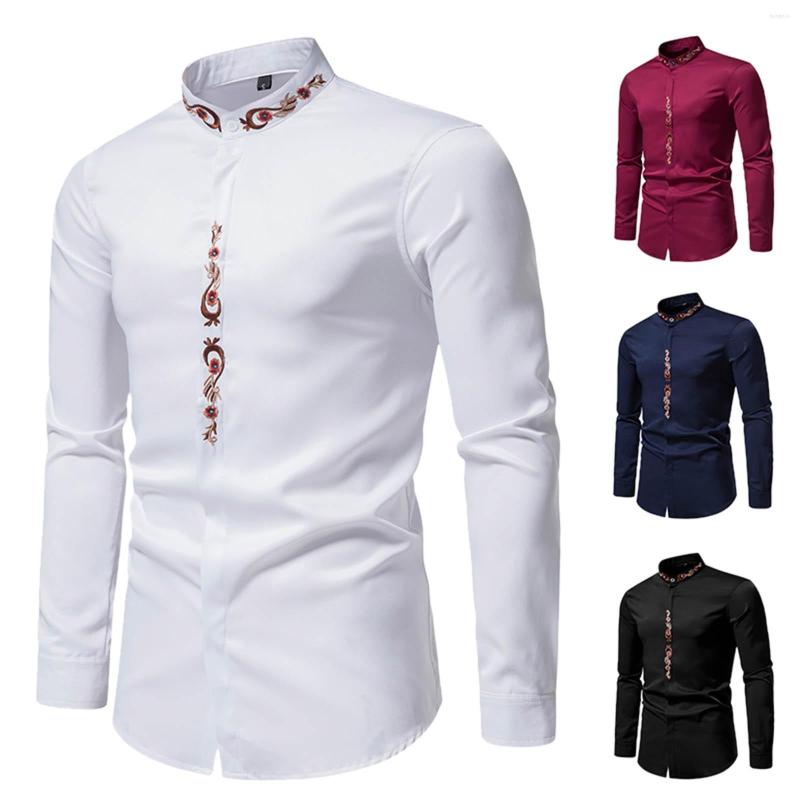 

Men' Casual Shirts Men Autumn Winter Single Breasted Name Brand Breast Cancer For Short Sleeved, Black