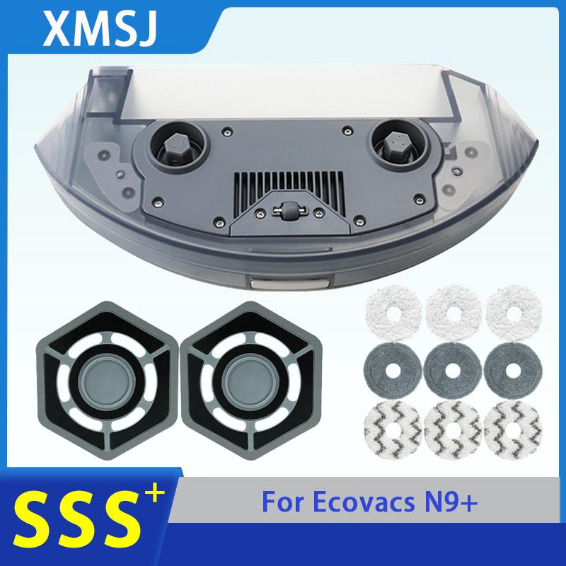 

Parts Original Water Tank for Ecovacs Deebot N9+ / yeedi Accessories mop Robot Vacuum Cleaner Cleaning Cloth holder Replacement Parts, Green camo