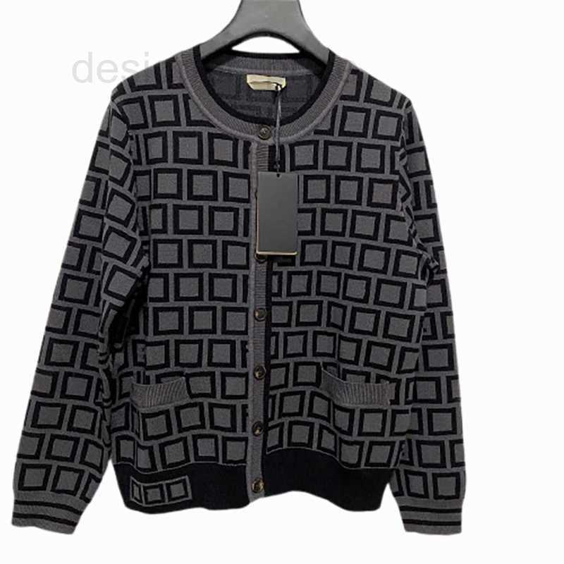 

Women's Sweaters Designer luxury clothes woman sweaters casual knit contrast color long-sleeved autumn fashion classic loose knitlei 1ZRF
