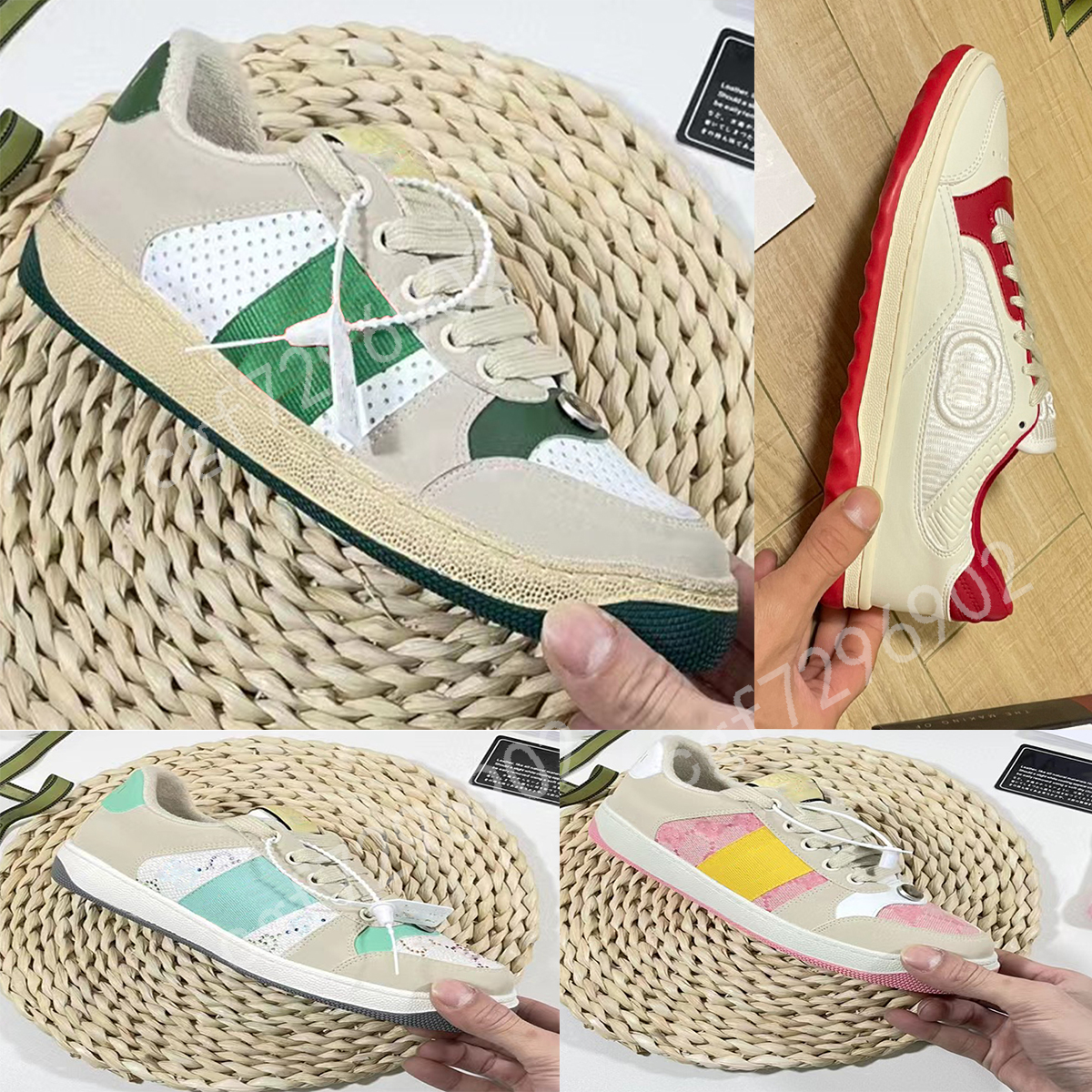 

Red Sole High side Casual Shoes Real Leather luxury European Style 36-47size angelafufu, No:08