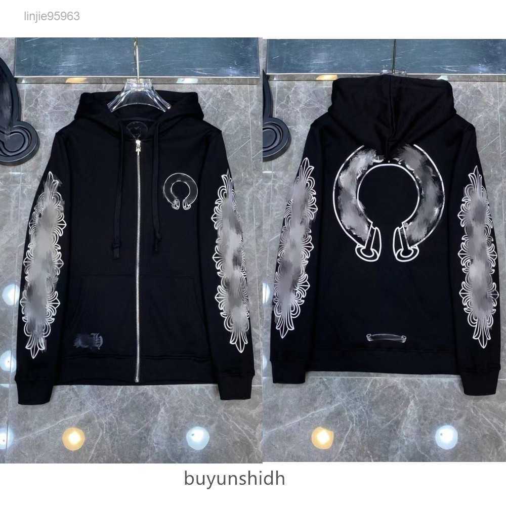 

Designer Hearts Hoodie Chromes Mens Hoody Clothing Womens Heart Hoodies Hooded Ch Cross Flower Arm Front Printed Horseshoe Pocket Zipper M56yfr3g, 26