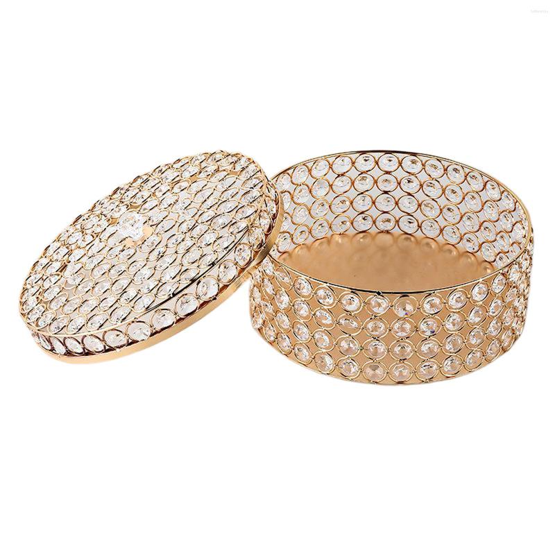

Jewelry Pouches Crystal Box Case Necklace Trinket Watch Storage Organizer Container