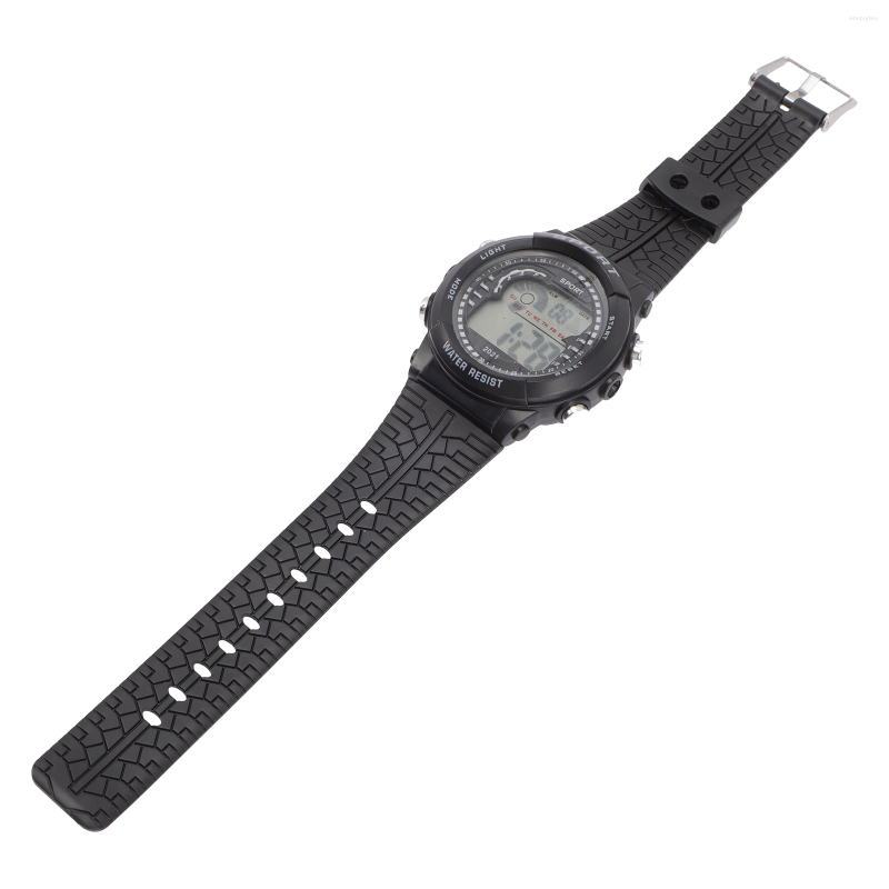 

Wristwatches Digital Sports Watch Children LED Large Screen, Black