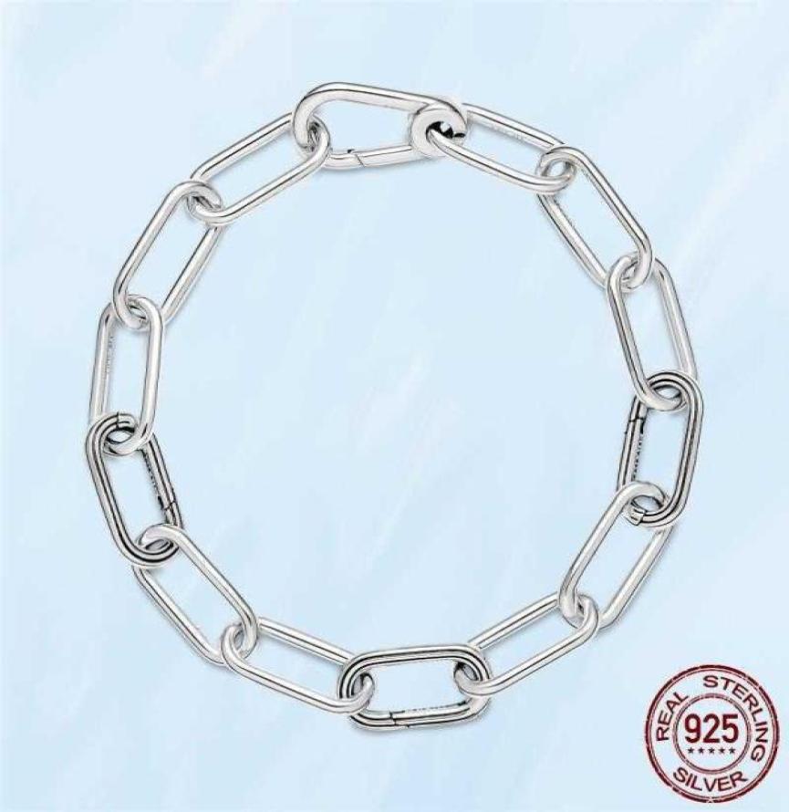 

Fashion 925 Sterling Silver Charm Me Slender Link Bracelet Suitable for the Original Pandora Diy Jewe6458857
