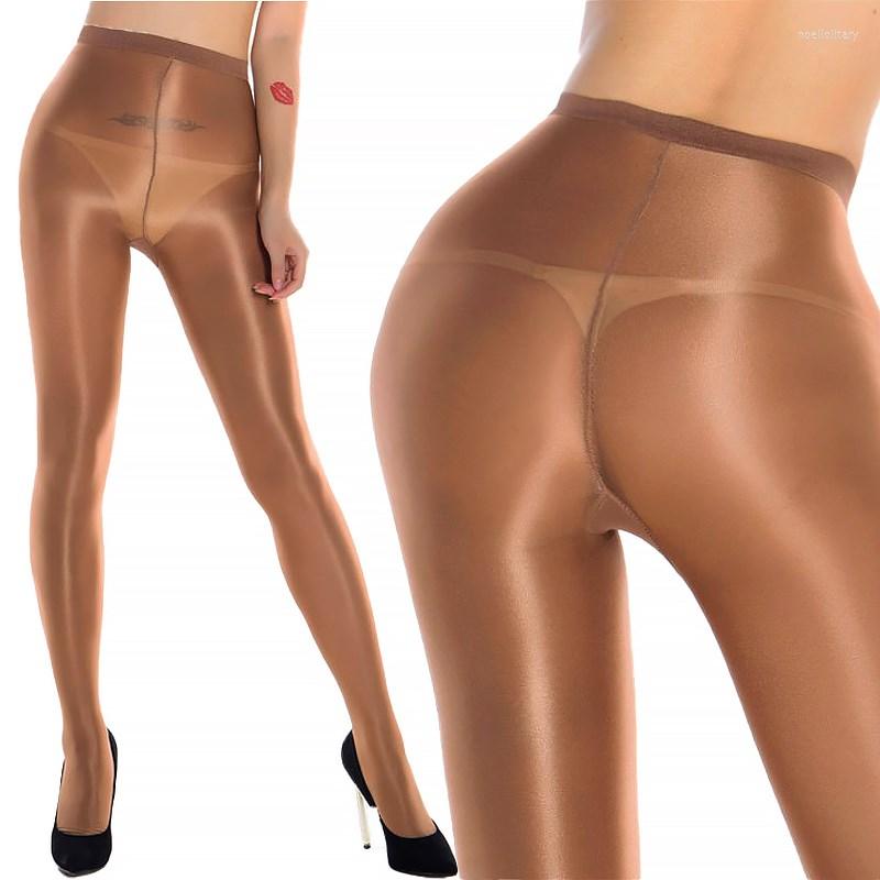 

Women Socks 70D Nightclub Singer Stage Shiny Performance Flash Pantyhose Reflective Silk Tights, Black