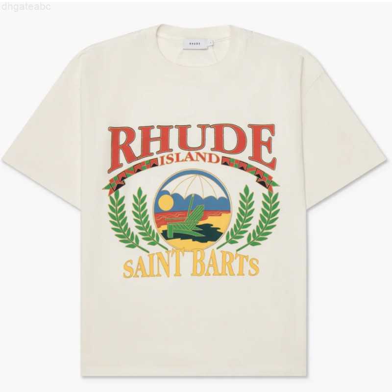 

Mens Tshirts Rhude Shirt Mens Designer Classic F1 t Beach Cozy Pattern Printed t with Round Neck and Short Sleeves for Men Women Couples Loose, No12