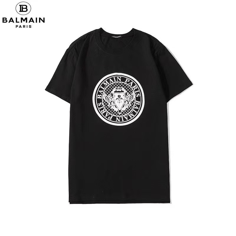 

Fashion Mens Designer Pierre Balmain T Shirt High Quality Womens Letter Print Short Sleeve Round Neck Cotton Tees Polo Size S-5XL, A+