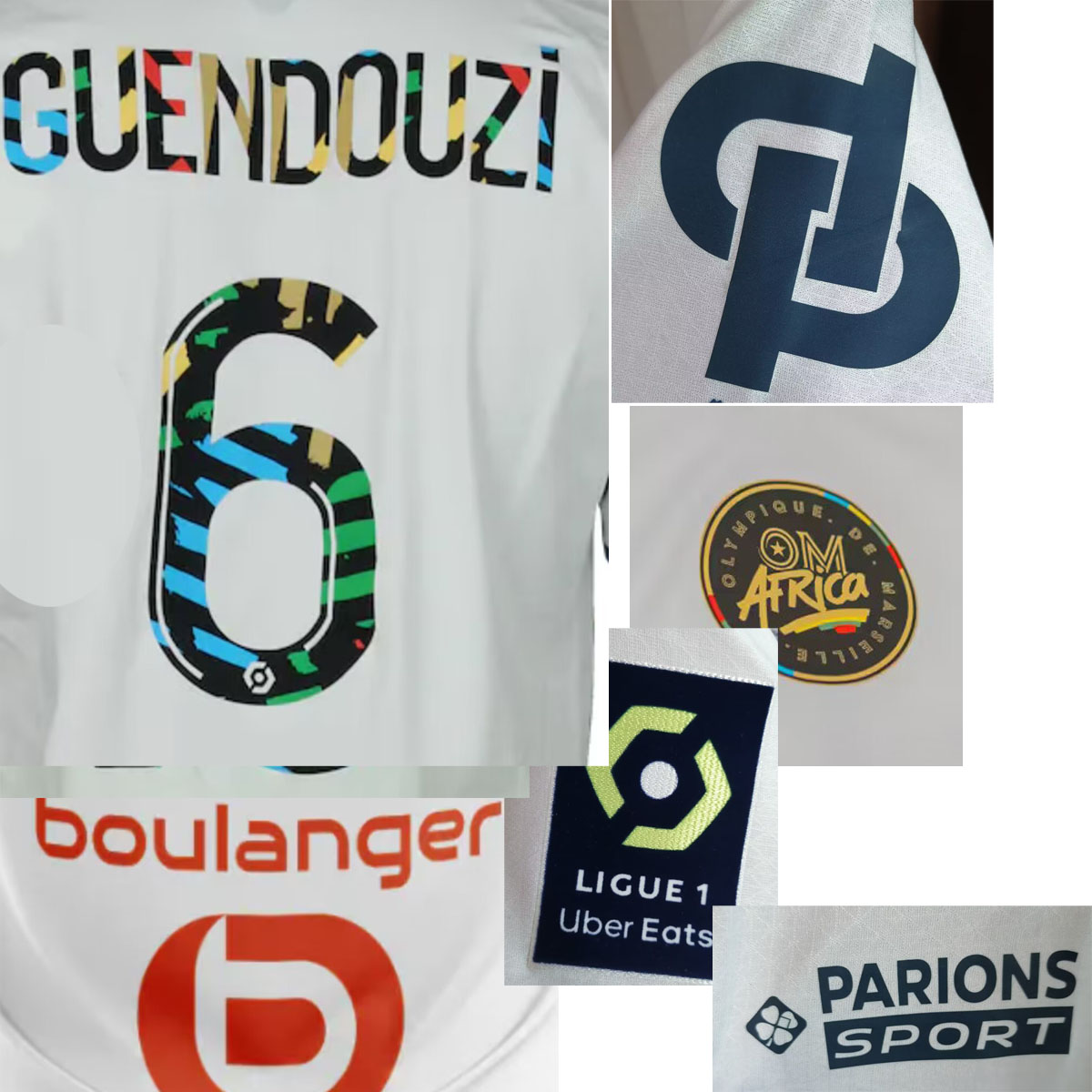 

Home Textile Player Issue OMAFRICA Alexis Rongier Under Guendouzi Heat Transfer Iron ON Soccer Patch Badge, #10 pay-et