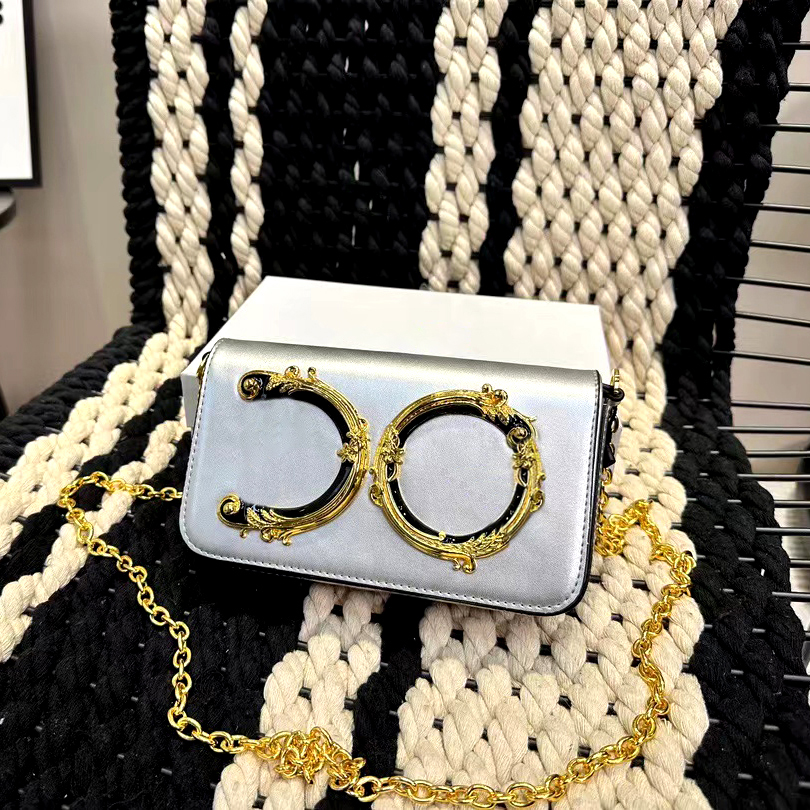 

high quality dg girl clutch bag Womens classic Genuine Leather flap speedy tote handbag crossbody bags purses mens luxury baguette Shoulder gold chains designer Bag